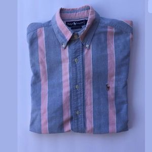 Ralph Lauren Mens Size 16.5-33 Button Collar